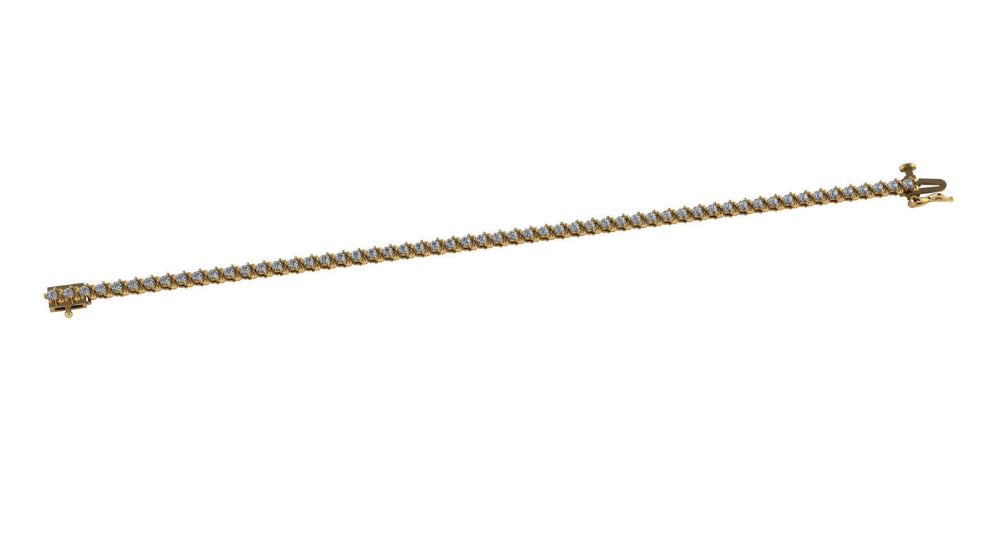 Brazalete de Caja Redonda 2ct