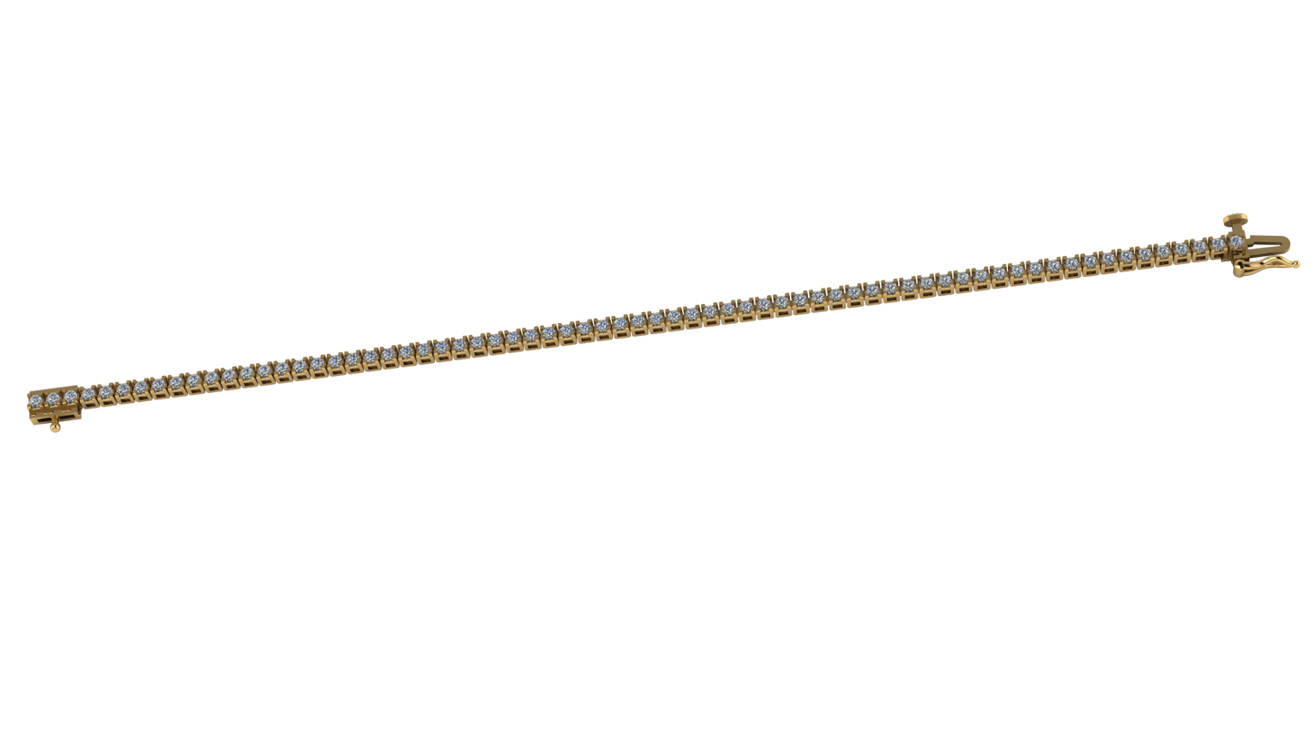 Brazalete Tipo Tennis 2ct