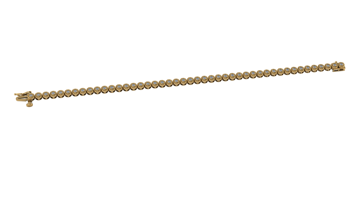 Brazalete de Bordes Corchados 1ct