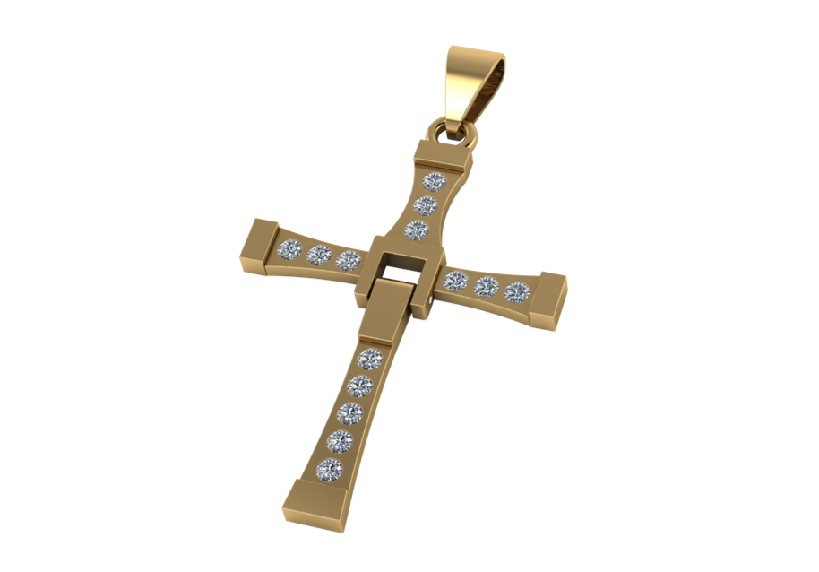 Colgante de Cruz Oscilante