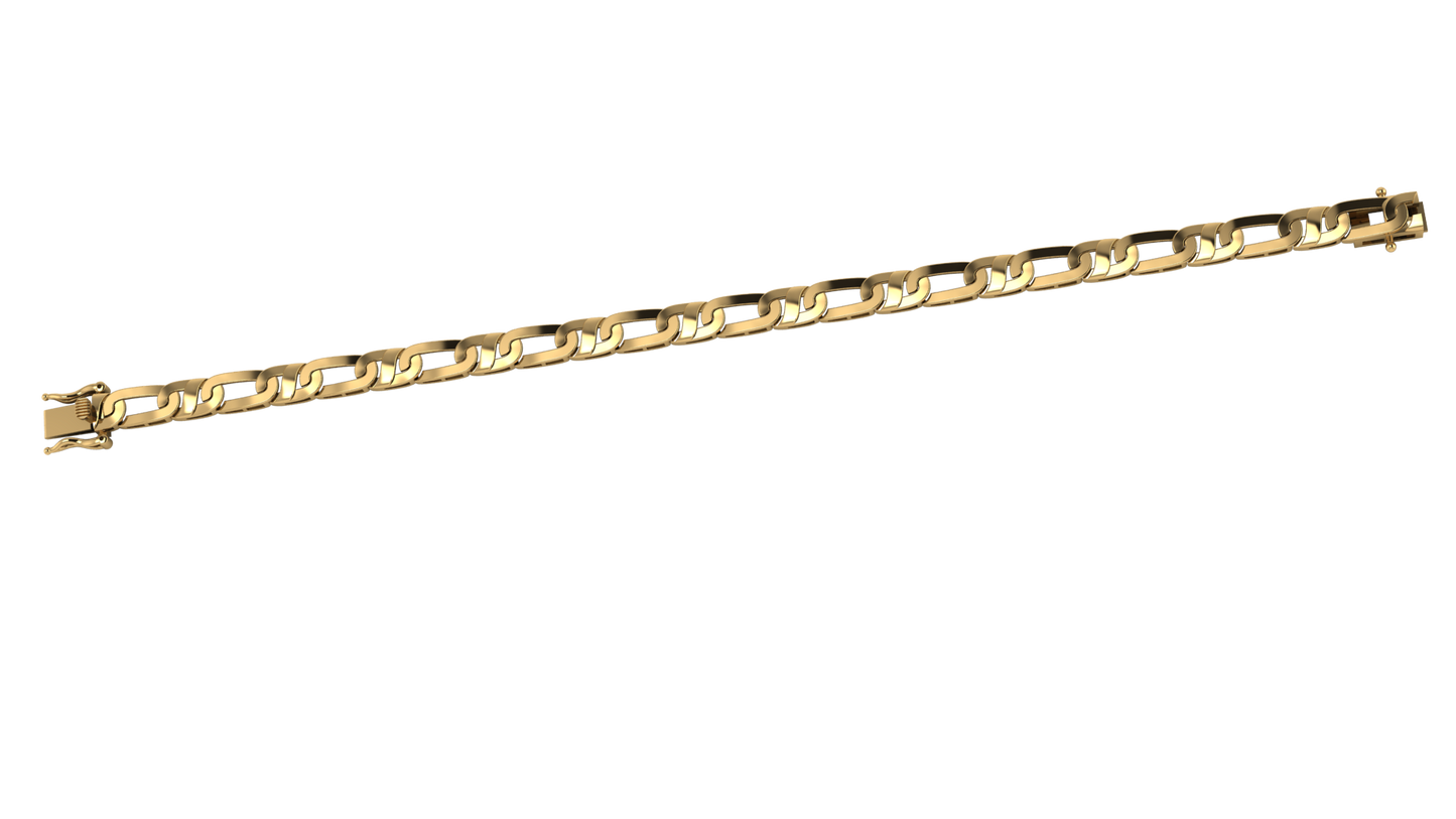 Brazalete de Eslabones Ovalados