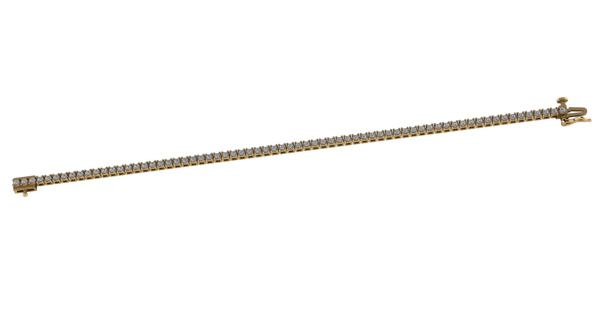 Brazalete Tipo Tennis 2ct