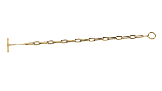 Brazalete de Cadena Paper Clip