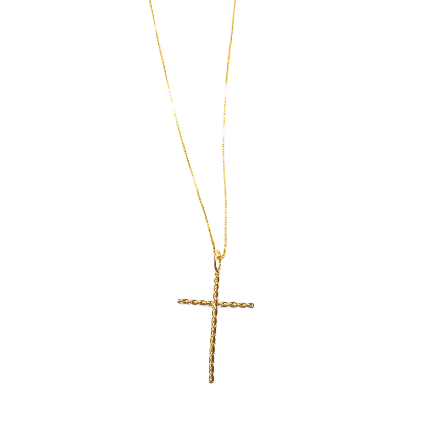 Braided Cross Pendant