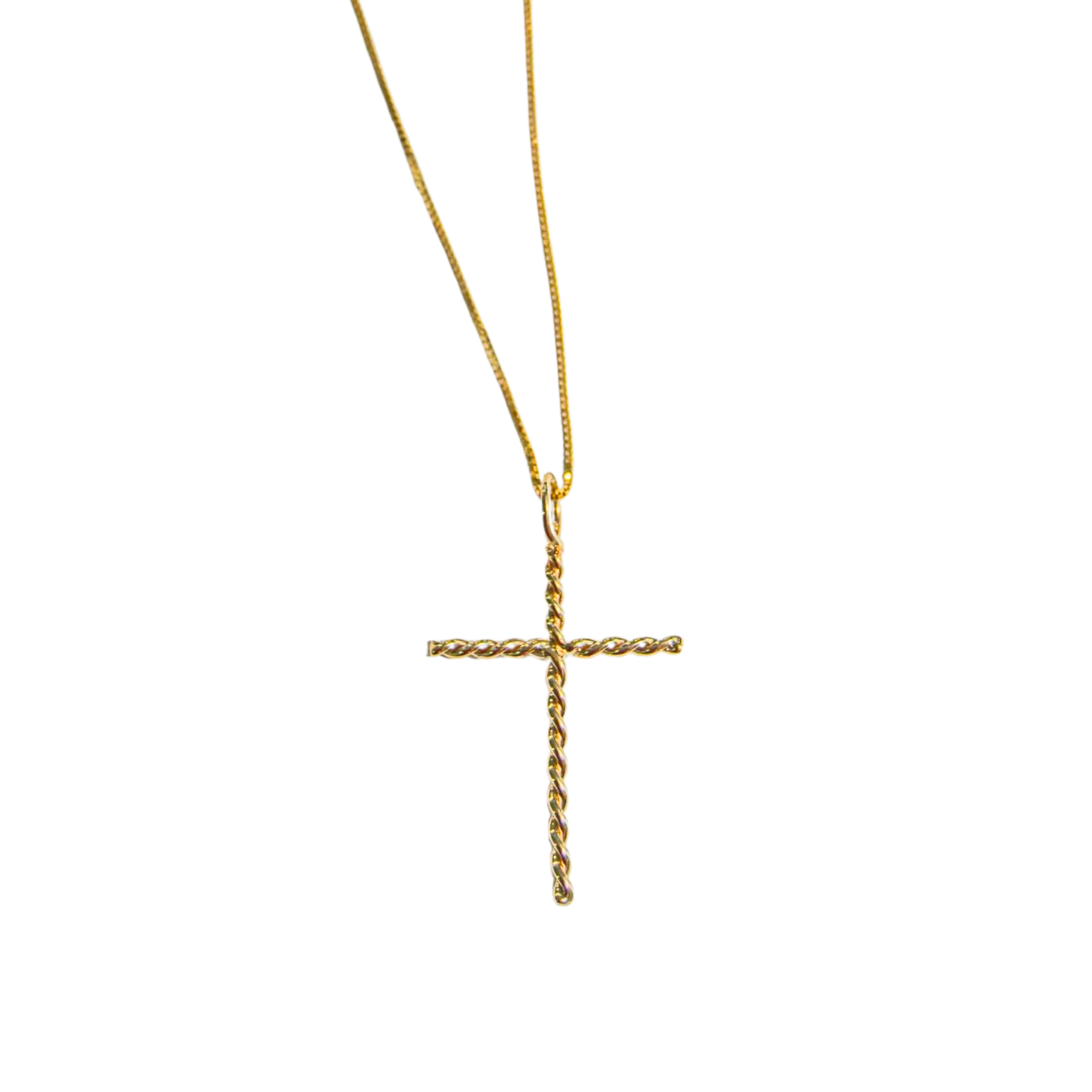 Braided Cross Pendant