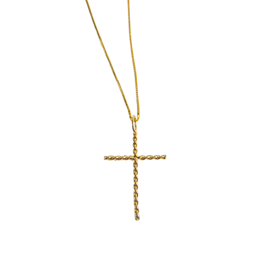 Braided Cross Pendant