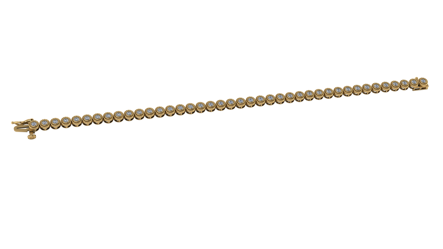 Brazalete de Bordes Corchados 2ct