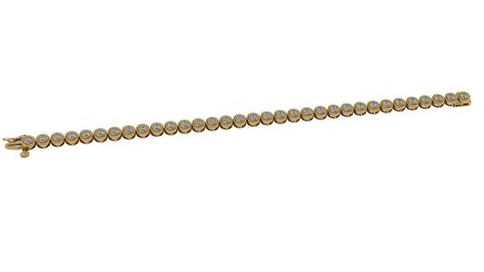 Brazalete de Bordes Corchados 3ct