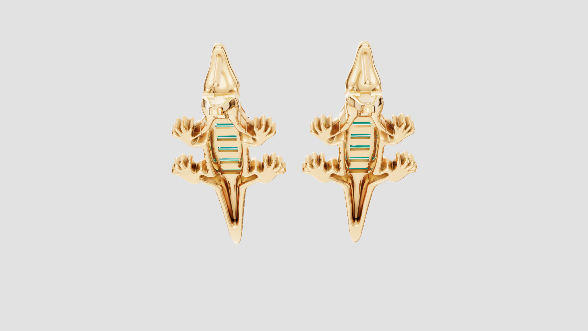 Crocodile Earrings