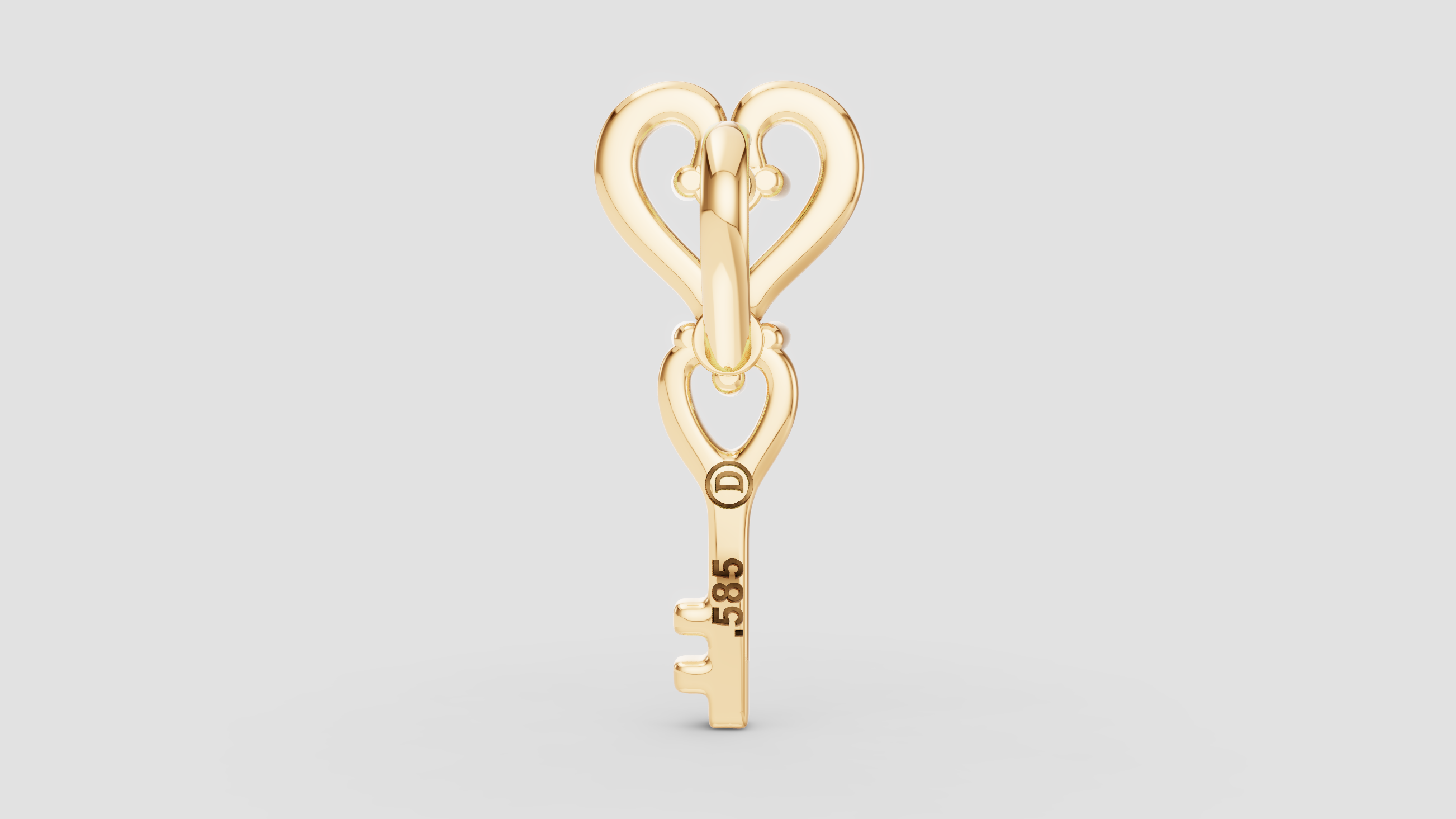 Colgante de Llave del Corazón