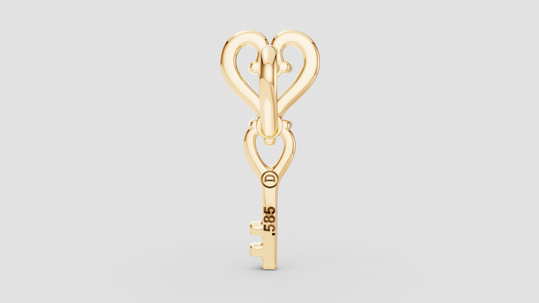 Colgante de Llave del Corazón