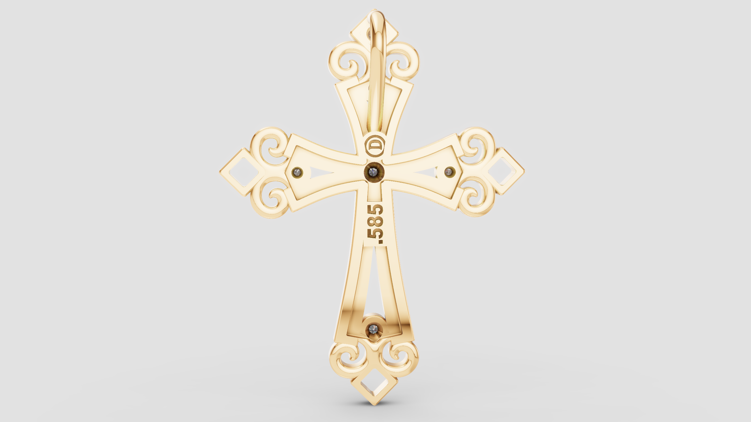 Colgante de Cruz Alba