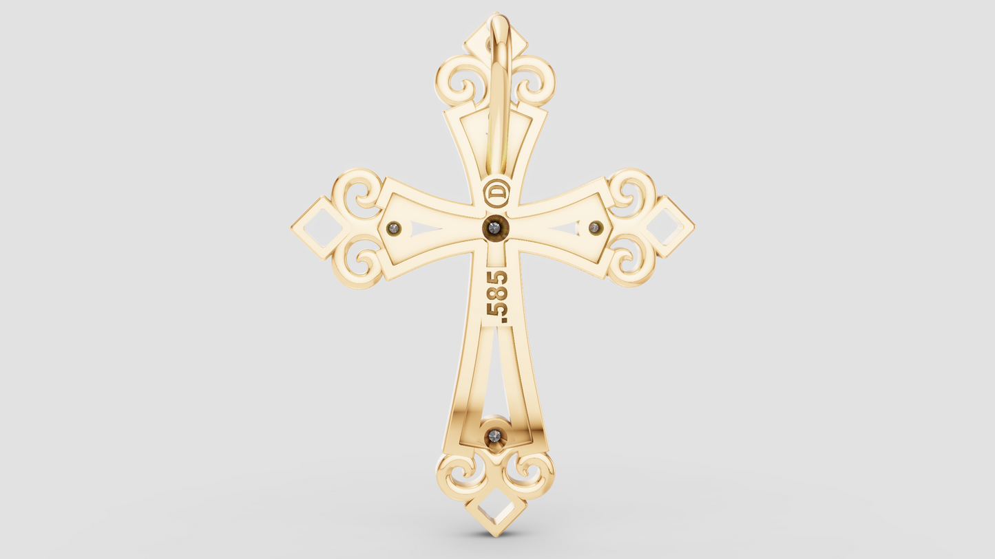 Colgante de Cruz Alba