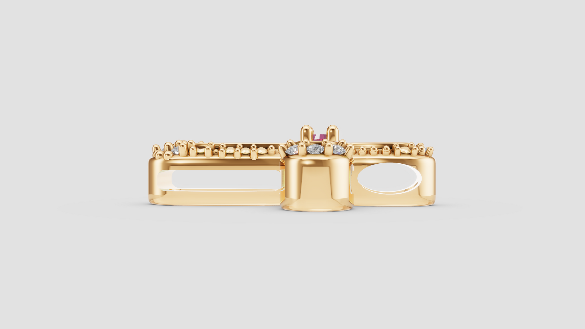 Colgante Cruz Con Diamantes