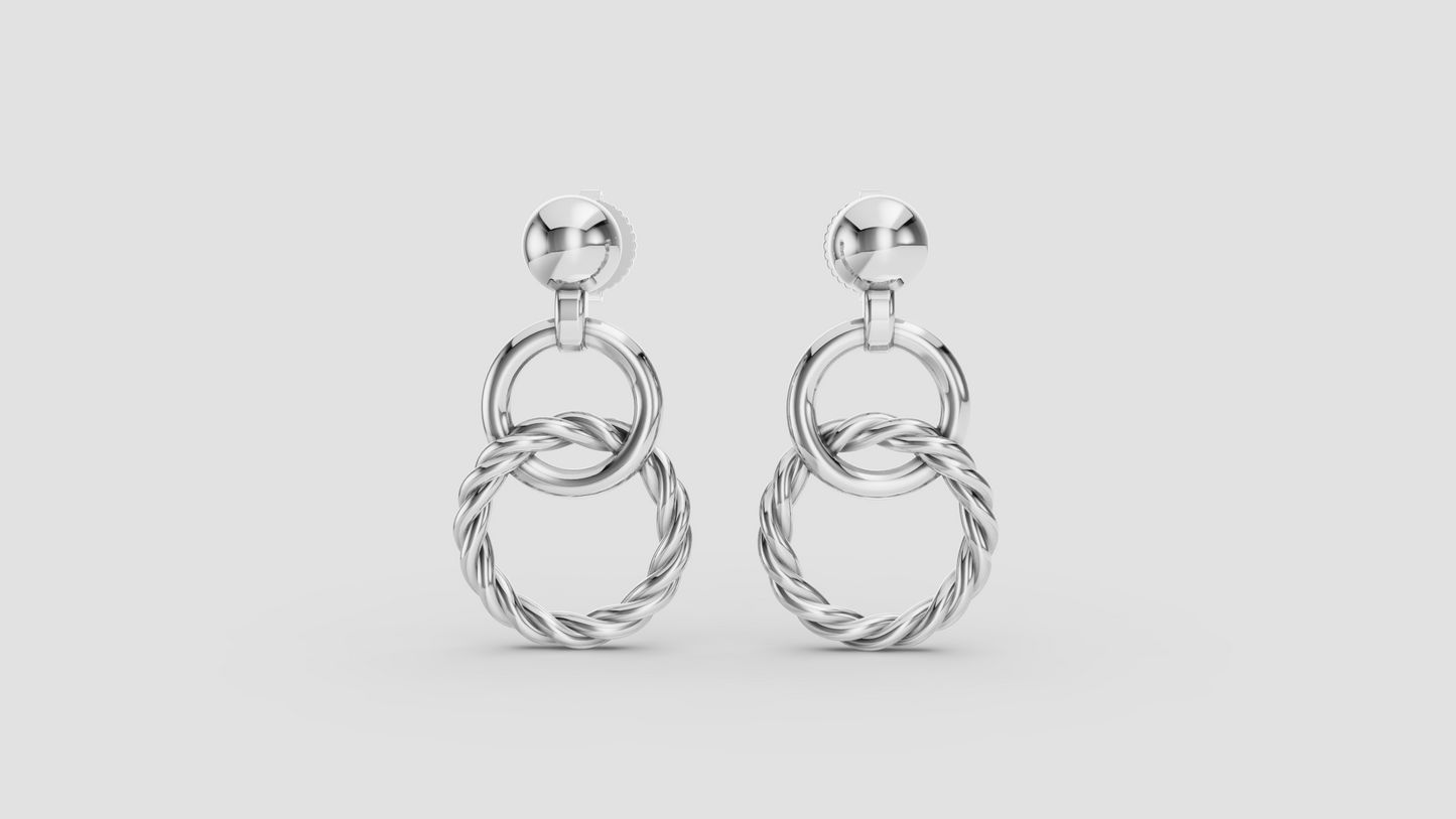 United Hoop Earrings