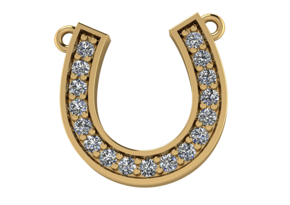 Collar de Herradura con diamantes