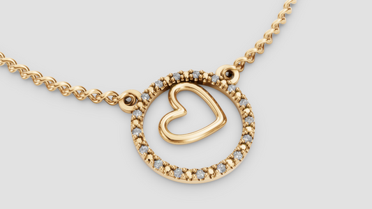 Collar Corazón en Orbita