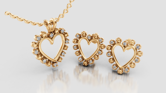 Set Corazón con Halo