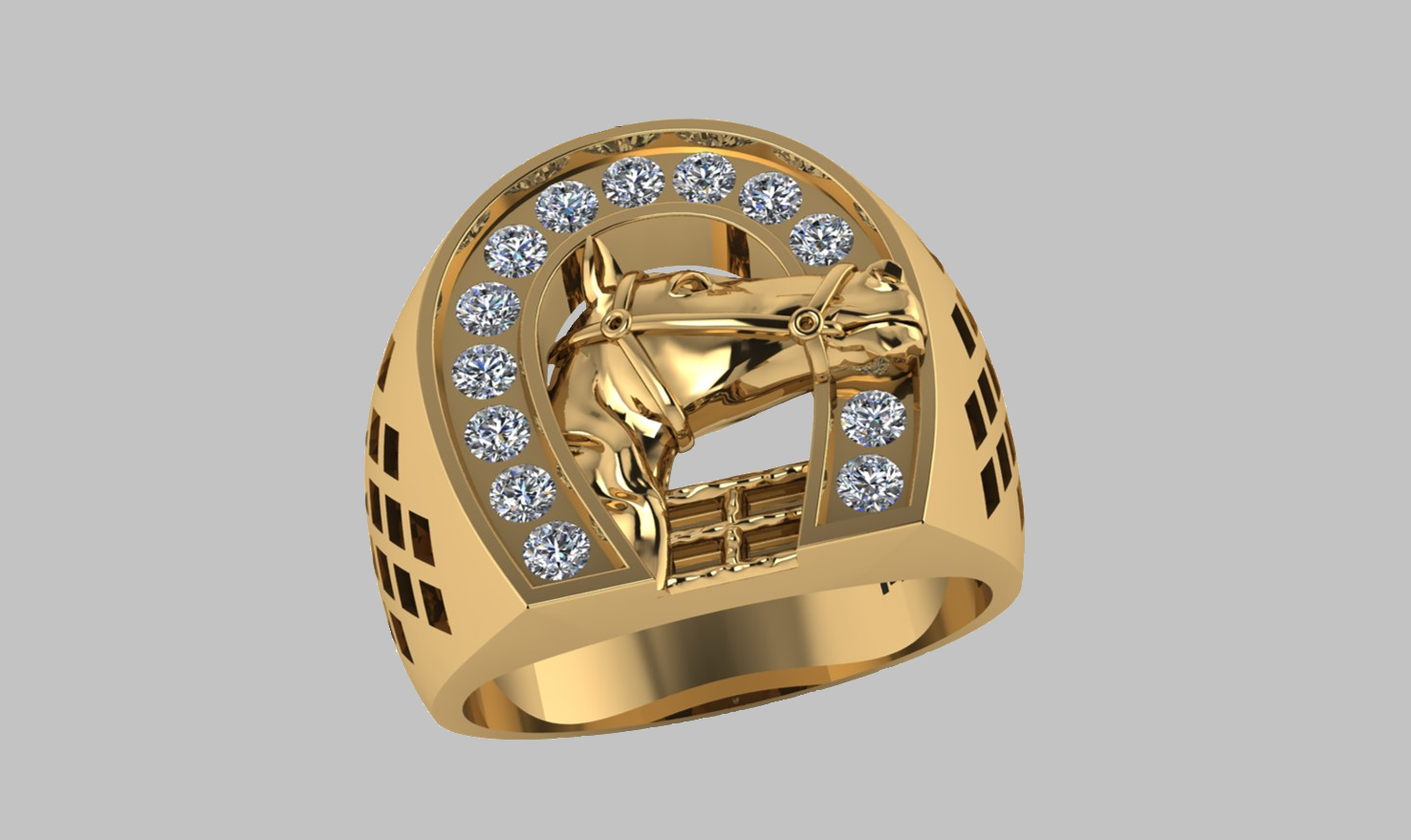 Anillo de Caballo en Herradura