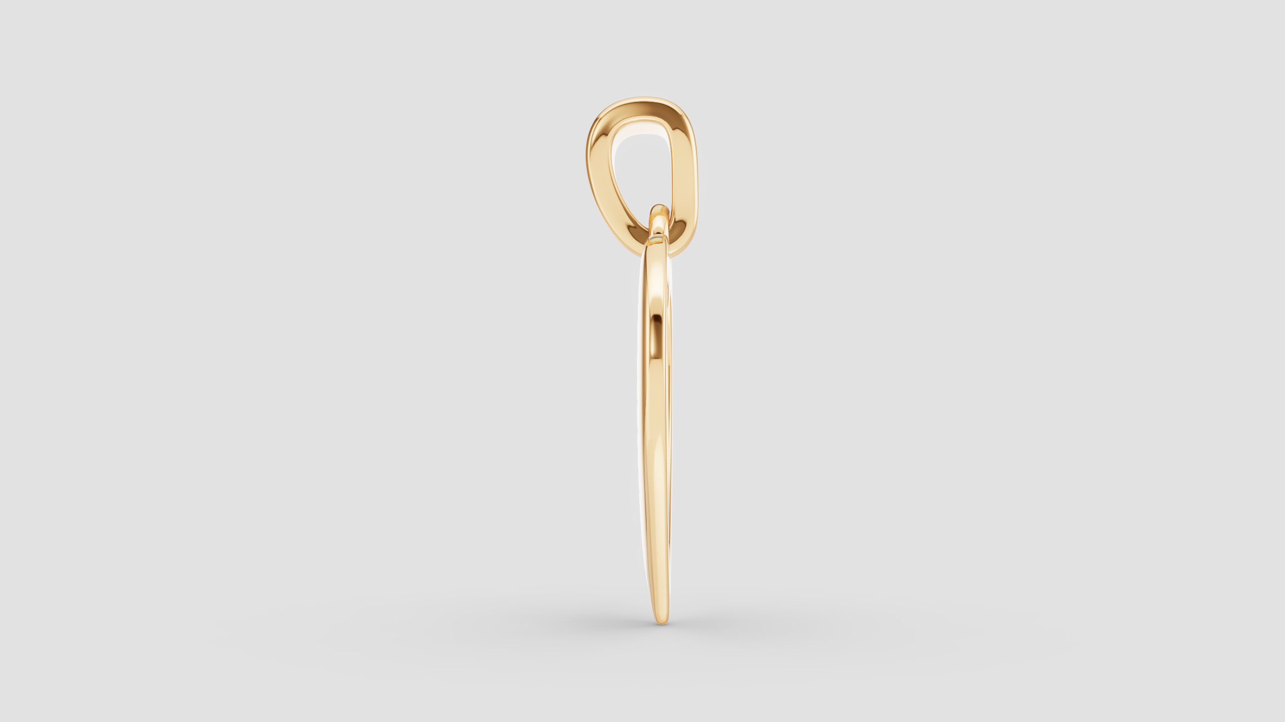 Colgante de Corazón Dorado