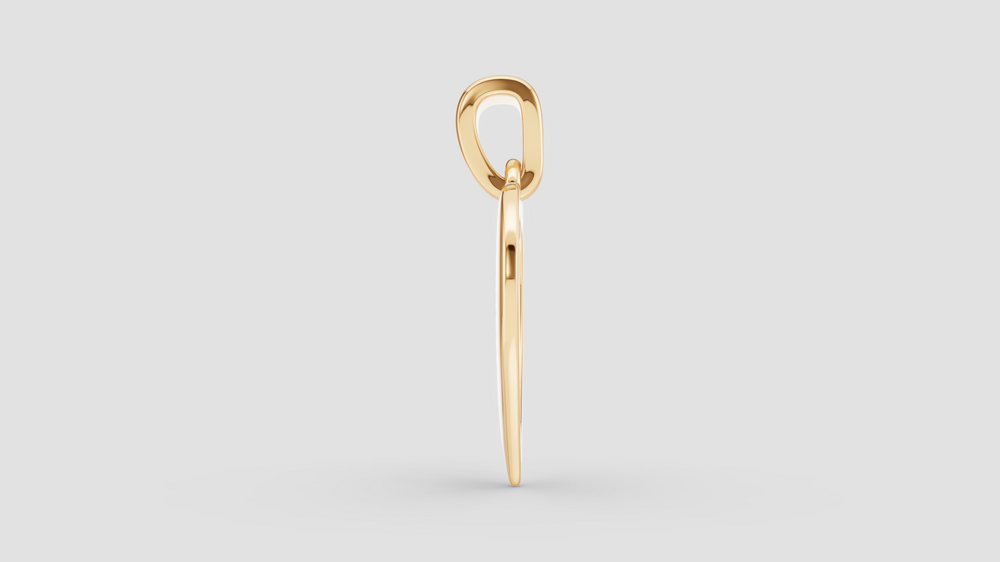 Colgante de Corazón Dorado