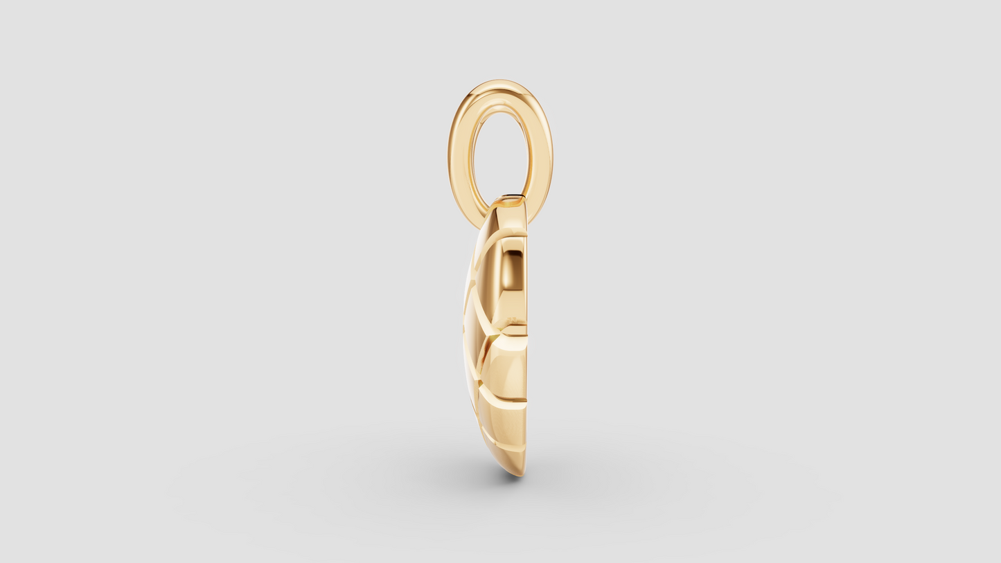 Colgante de Corazón Piña