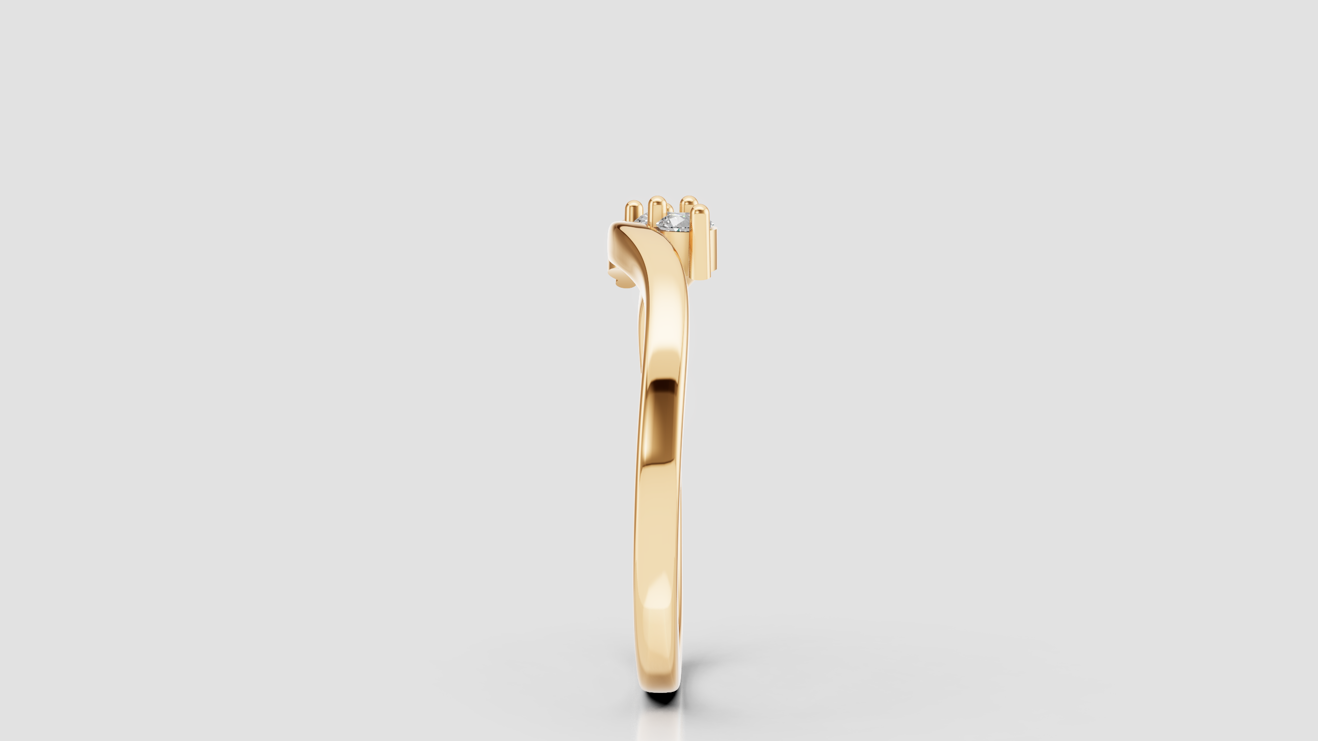 Anillo Trilogía Brillante