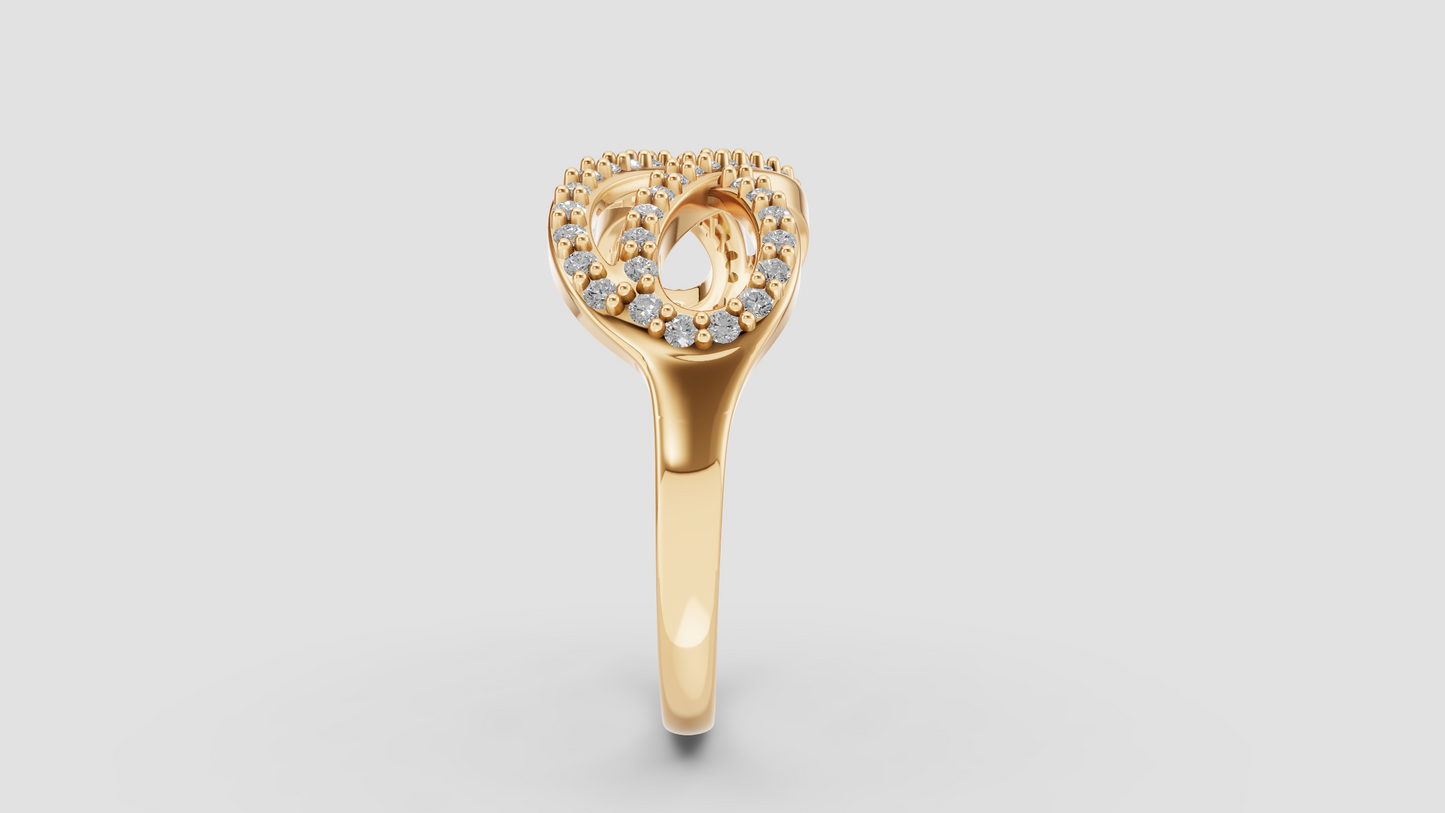 Anillo de Infinito con Diamantes