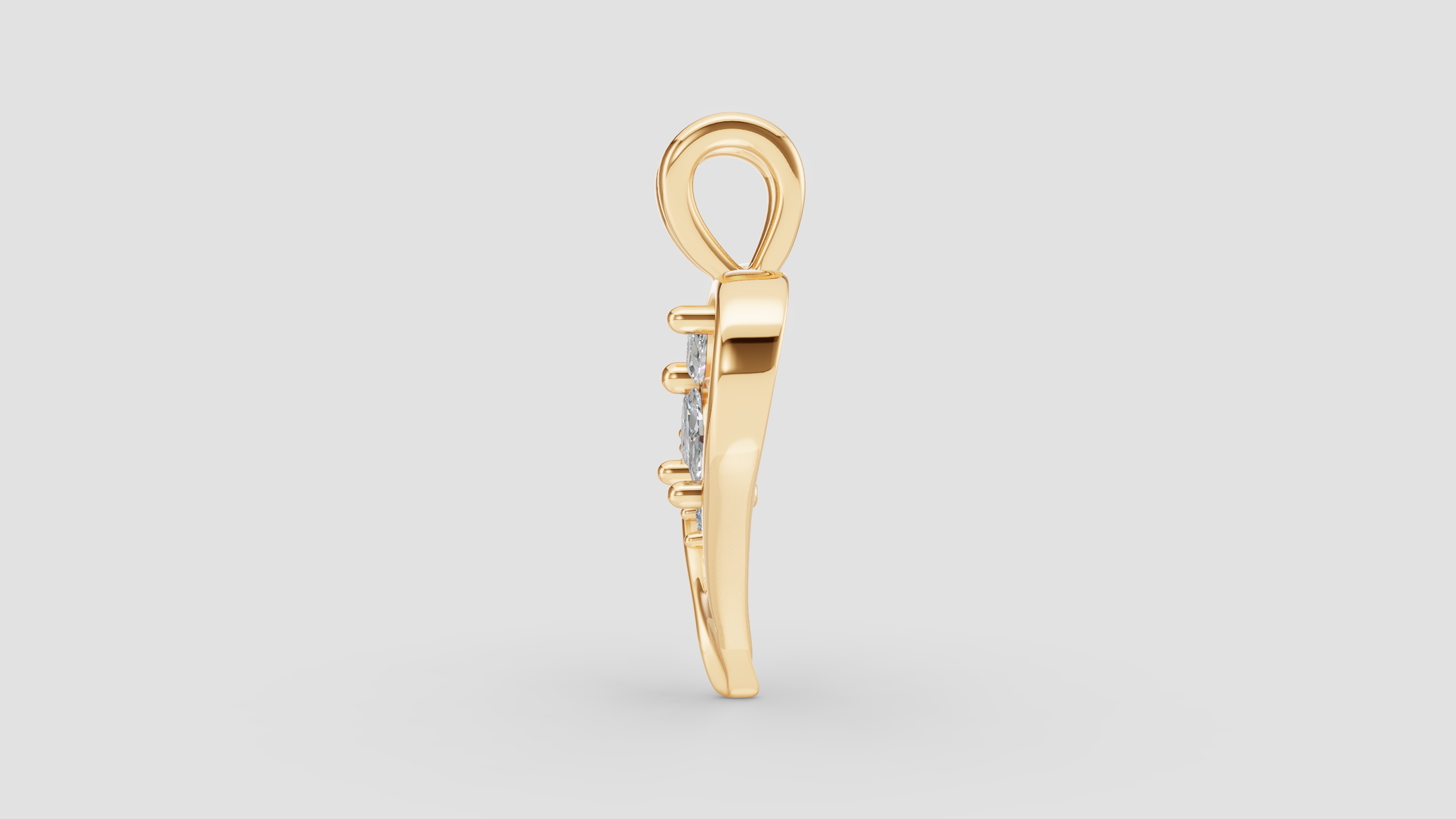 Colgante Corazón con Flor