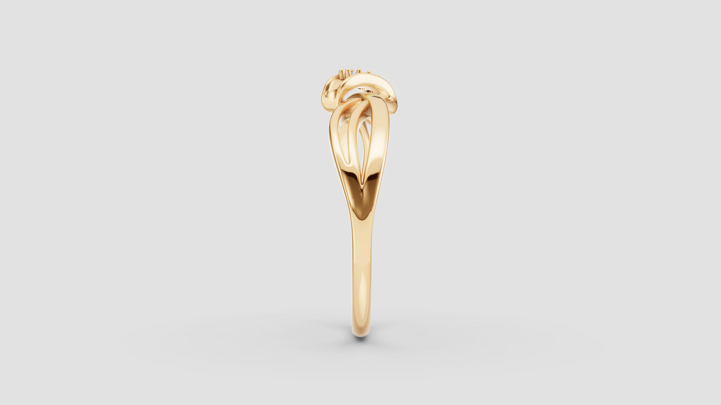 Anillo de Nudo Diamantado