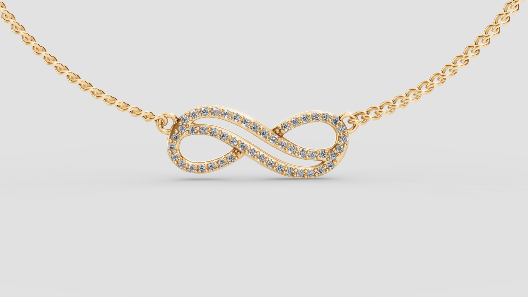 Collar de Infinito con Diamantes