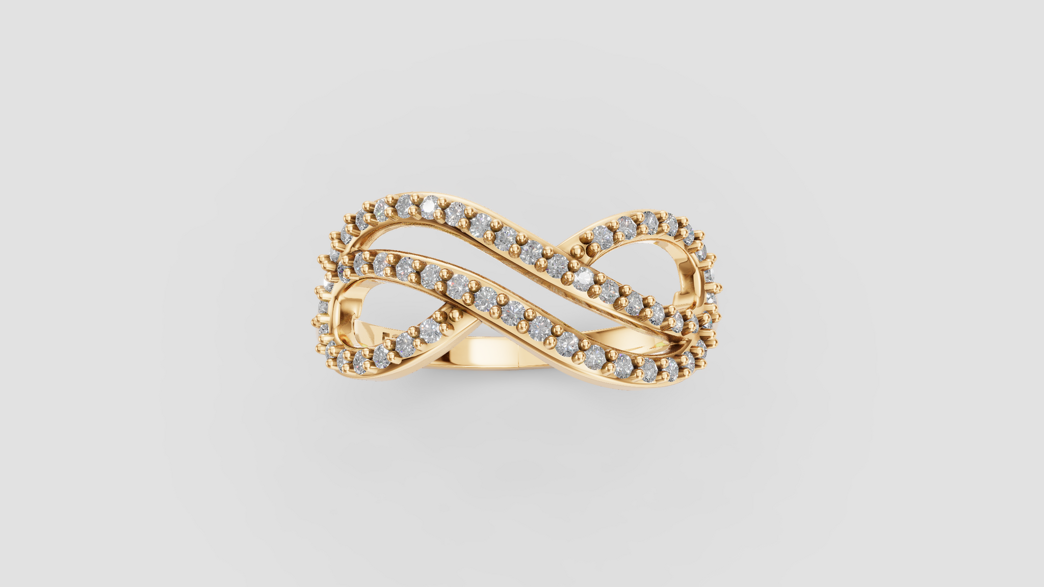 Anillo de Infinito con Diamantes