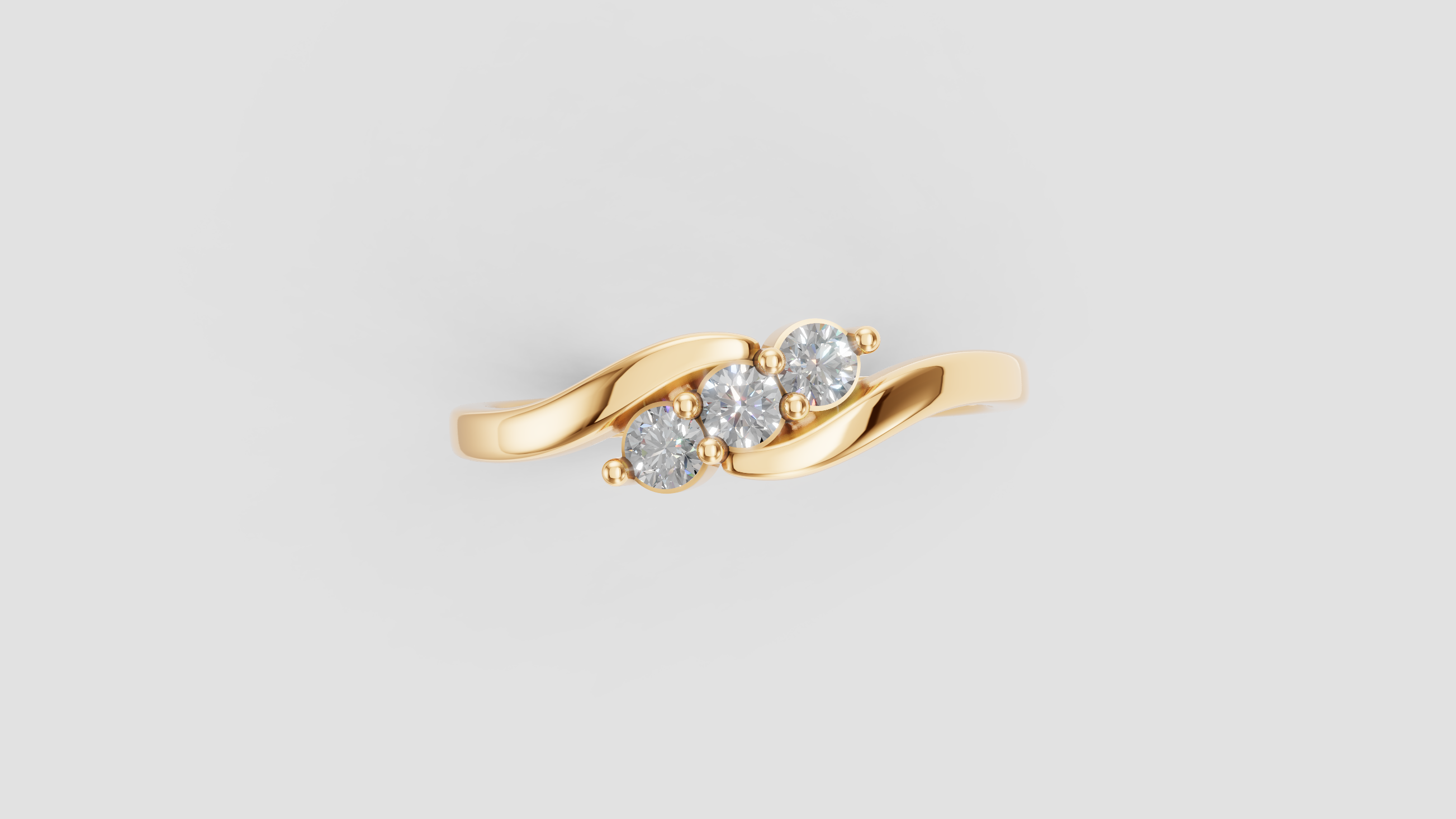 Anillo Trilogía Brillante