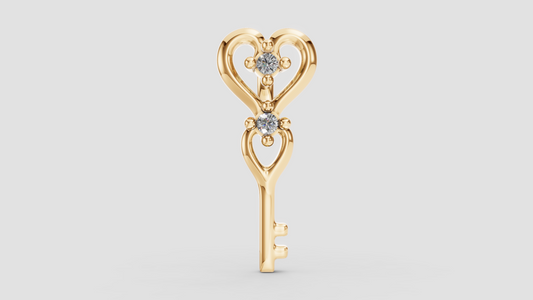 Colgante de Llave del Corazón