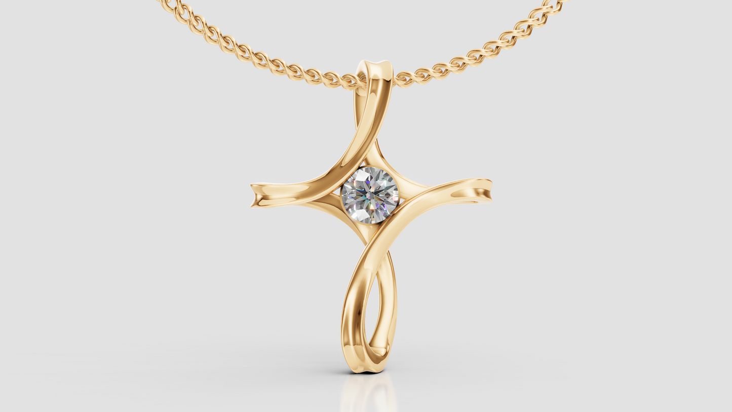 Colgante de Estrella de Listón