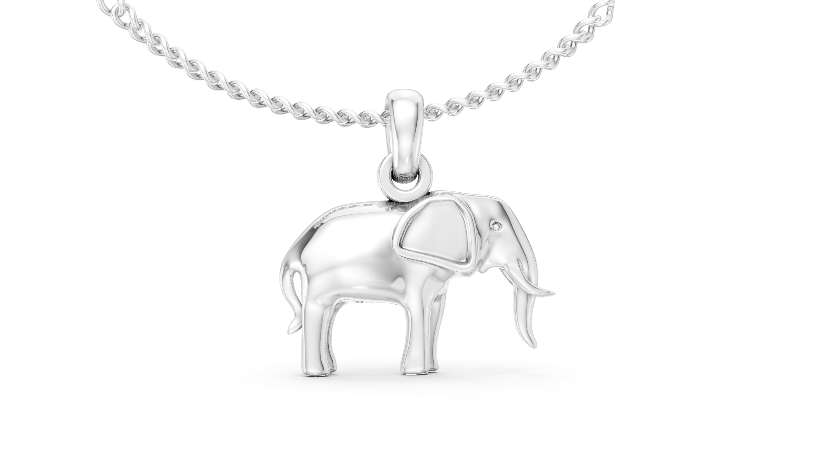 Colgante de Elefante Macizo