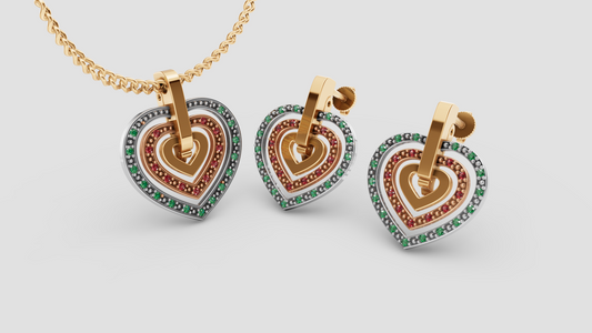 Set Tres Corazones Armable