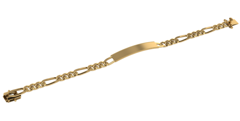 Brazalete de Borde Aserrado Personalizable