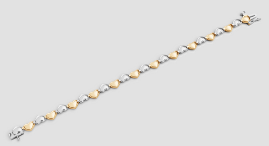 Brazalete de Corazones Invertidos