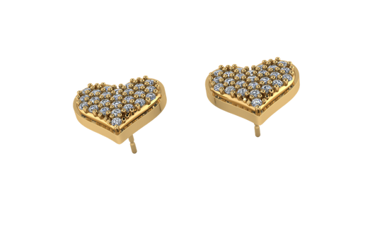 Aretes de Corazón Valle de Estrellas