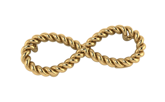 Collar de Infinito Corchado