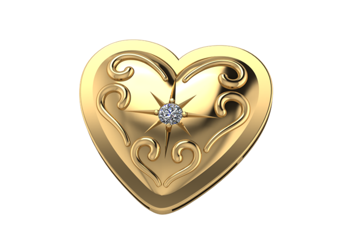 Collar de Corazón Supernova