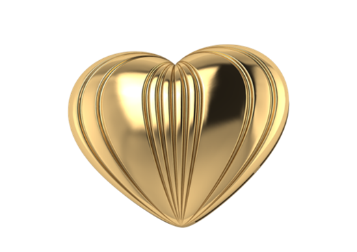 Collar de Corazón con Canales