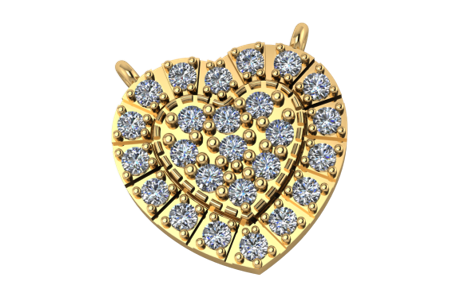 Collar Corazón Radiante