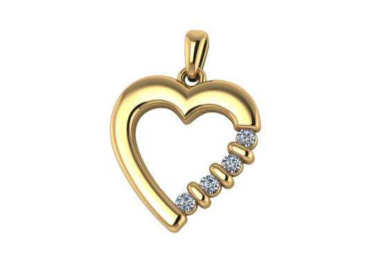 Colgante de Corazón Brillo Eterno