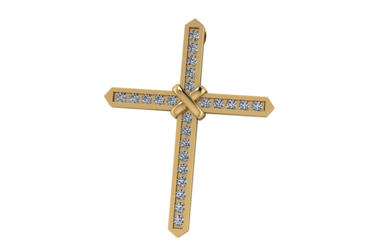 Colgante de Cruz Atada