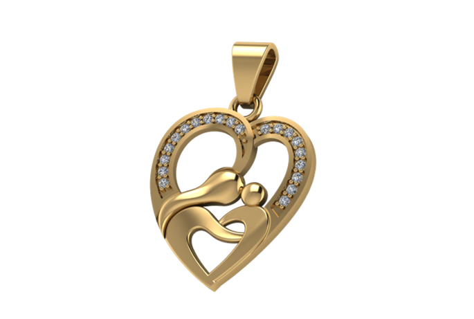 Colgante de Madre e Hijo