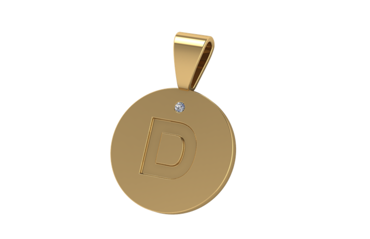 Colgante Personalizable con Inicial