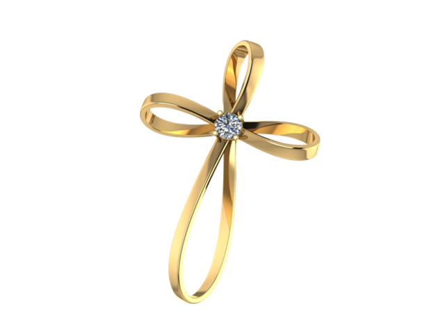 Colgante Cruz de Liston Maxi