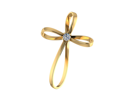 Colgante Cruz de Liston Maxi